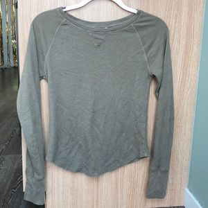 army green long sleeve henley